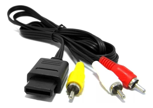 Cable Audio Y Video Rca Nes Snes N64 Gamecube