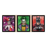 Cuadro 3d Lenticular Harley Bat Y Joker