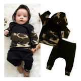 . Ropa De Camuflaje For Niños, Sudadera Con Capucha P.