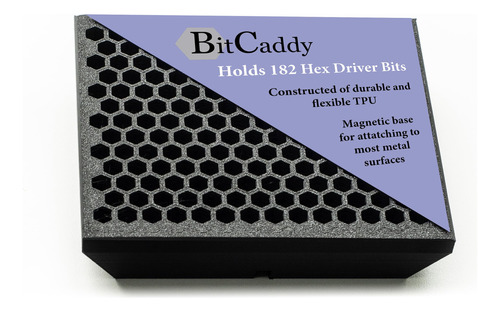 Bit Caddy - Organizador De Brocas Hexagonales Compatible Co.