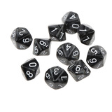 10pcs Juegos De Mesa Dados De Diez Caras 0~9 D & D Trpg