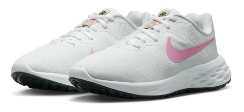 Tenis De Running Para Mujer Nike Revolution 6 Blanco/rosa