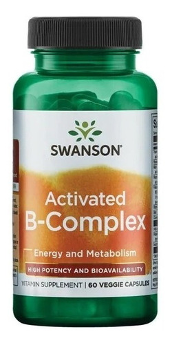 Swanson | Activated B Complex I 60 Capsulas I Importado