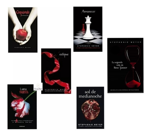 Saga 6 Libros Crepusculo