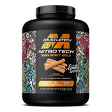 Whey Protein Nitro Tech 100% Gold Muscletech, 5 Libras/2,27 Kg, Sabor A Churros