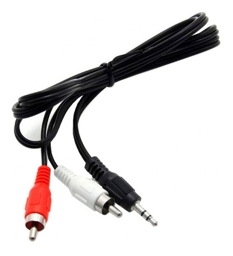 Cable Adaptador Miniplug 3.5 A Rca 1.8mts