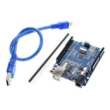 Arduino Uno R3 Smd - Atmega328 + Cable Usb