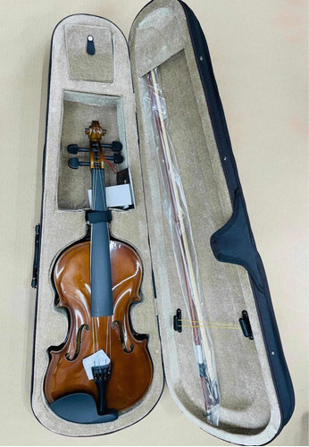 Violino 3/4 Dominante Completo +arco + Breu + Case + Nf Novo