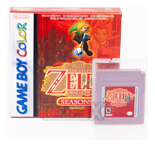 Zelda Oracle Seasons Re-pro Gameboy Español Ingles + Caja