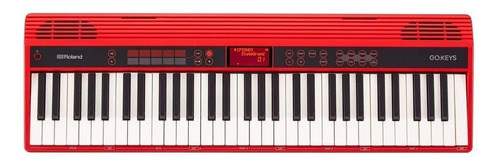 Teclado Musical Roland Go:keys Go-61k 61 Teclas Rojo