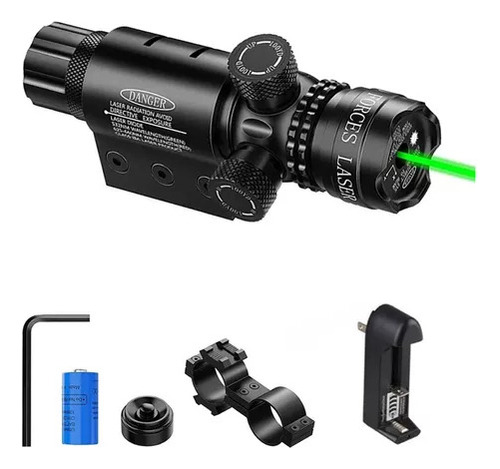 Rifle Táctico Láser Con Montura Picatinny Y Cola De Ratón