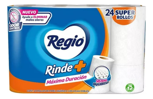Papel Higiénico Regio Rinde + 24 Maxi Rollos