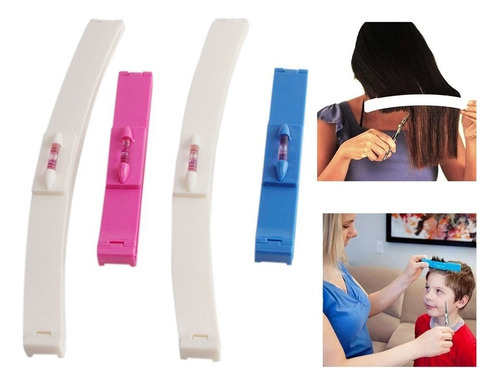 4 Clips For Cortar El Pelo Con Flecos For Mujer.