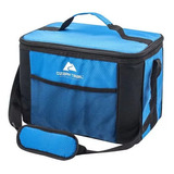 Cooler Soft Hielera Portátil Plegable 24 Latas Color Azul