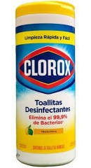 Toallitas Desinfectantes Clorox Citrus Tubo Con 35 Toallitas