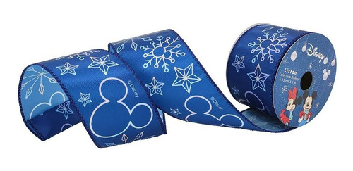 Listón Navideño Decorativo Disney Mickey Mouse Minnie Mouse