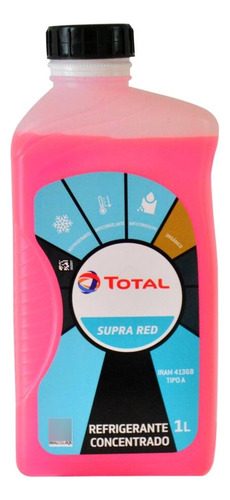 Liquido Refrigerante Total Supra Red 1 Litro