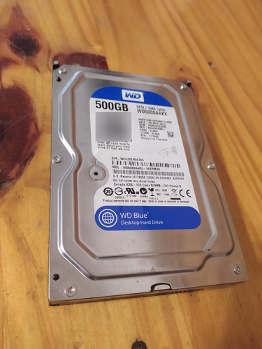 Disco Rigido Hdd 500 Gb 3.5  Sata Funcionando 100%