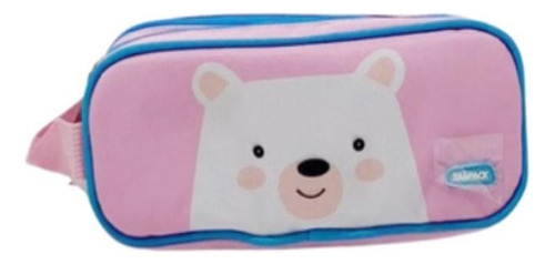 Estuche Escolar Grande 3 Cierres Sweet Kawaii. Artidix