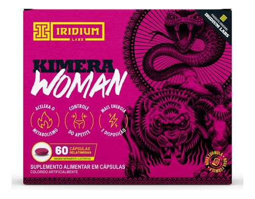 Kimera Woman - 60 Caps - Termogênico Feminino Iridium Labs