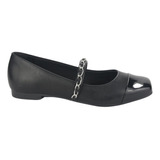 Zapato Via Marte Mujer 23-13206 V Preto Casual