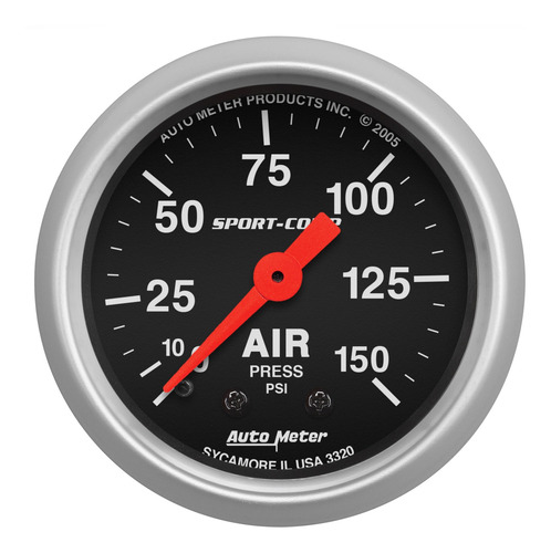 Autometer 3320 Sport-comp Presion De Aire
