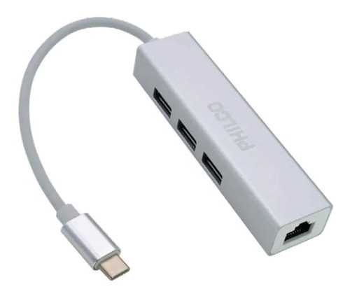 Hub Usb Tipo C A 3 Puertos Usb 3.0 1 Puerto Ethernet