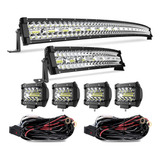 Barra De Luz Led Curvada De 52 Pulgadas 975 W  22 Pulgadas 3