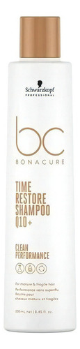 Schwarzkopf Shampoo Time Restore Q10+ P/ Pelo Fragil 250ml