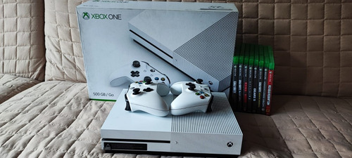 Xbox One S 500gb + 2 Controles + 9 Juegos + Caja Original
