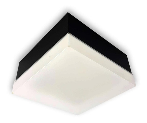 Plafon De Techo O Pared 20x20x10cm Madera O Color Apto Led