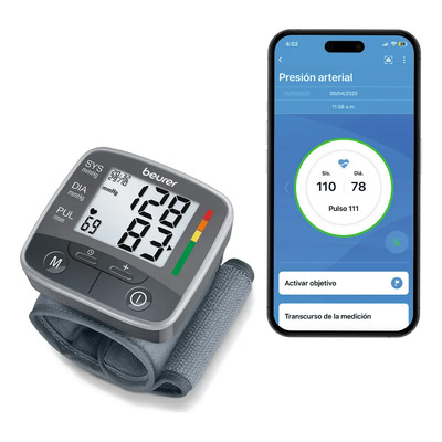 Beurer BC 32 Monitor De Presión Arterial Automático De Muñeca | Meses sin interés