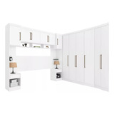 Guarda Roupa Modulado Casal Para Cama Queen S/ Cama Leartam