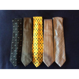 5 Corbatas En Buen Estado Marca Scappino Original Seminuevas
