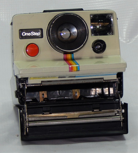 Polaroid One Step, Rodillos Metalicos, Funcionado