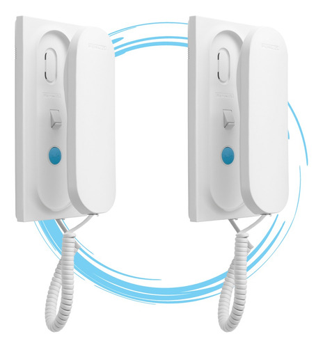 Telefono Para Porteros Electricos Universal Blanco X2 Unidad