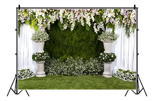 Fondo De Arco De Boda Con Flores De Laeacco Para Ceremonia D