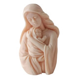 Molde Silicon Vela Virgen Madonna Mujer Con Niño Maria Jesus