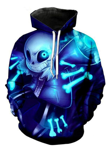 Sudadera Deportiva Con Capucha Undertale-skull Brothers