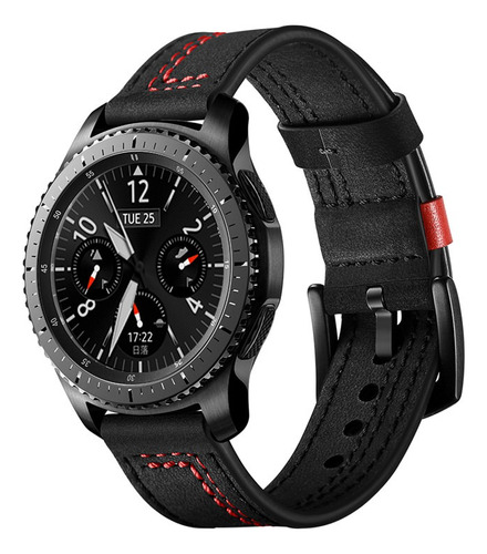 Correa De Piel 22mm Para Samsung Galaxy Watch Gear S3 Active
