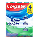 Colgate Triple Accion Crema Dental Anticaries 4pz De 150ml