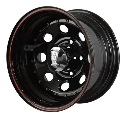 Llantas Chapa Modular Negro Rodado 15x7 5x139 Ford F100 Ika 