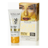 Renuar Mascarilla Facial Gold Mask Peel Off X 70g Tipo De Piel Todo Tipo De Piel