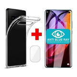 Kit Carcasa Samsung S10 Lite + Lamina Y Cam Anti-blueray