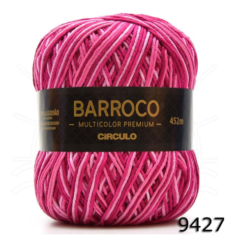 Barbante Barroco Multicolor Premium 400g- 9427 Flor