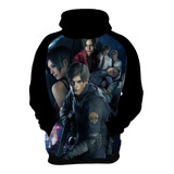 Blusa Moletom Agasalho Frio Jogo Acao Resident Evil 04