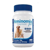 Aminomix Pet Suplemento Para Cães E Gatos 120 Comprimidos