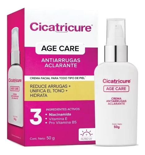 Cicatricure Age Care Crema Antiarrugas Aclarante 50g