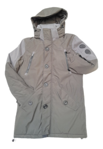 Camperon Unisex Con Capucha Desmontable Impermeable