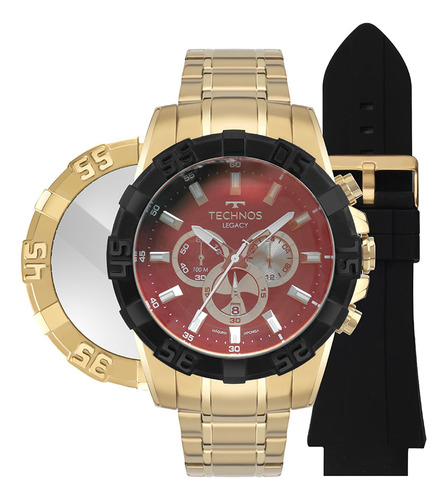 Relógio Technos Masculino Legacy Dourado - Os2abz/1p